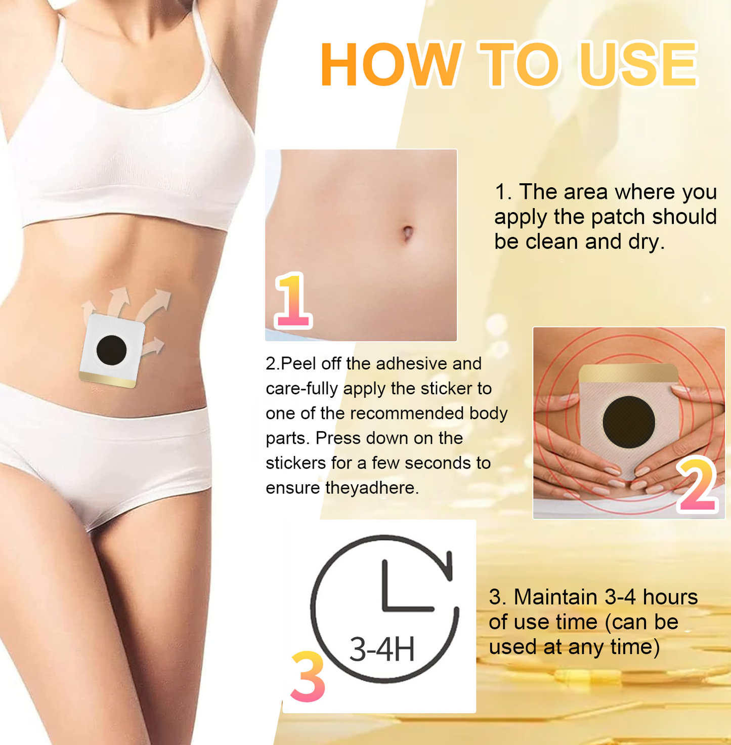 Lymphatic Drainage slimmingPatch (Suitable for use byindividuals of all ages)