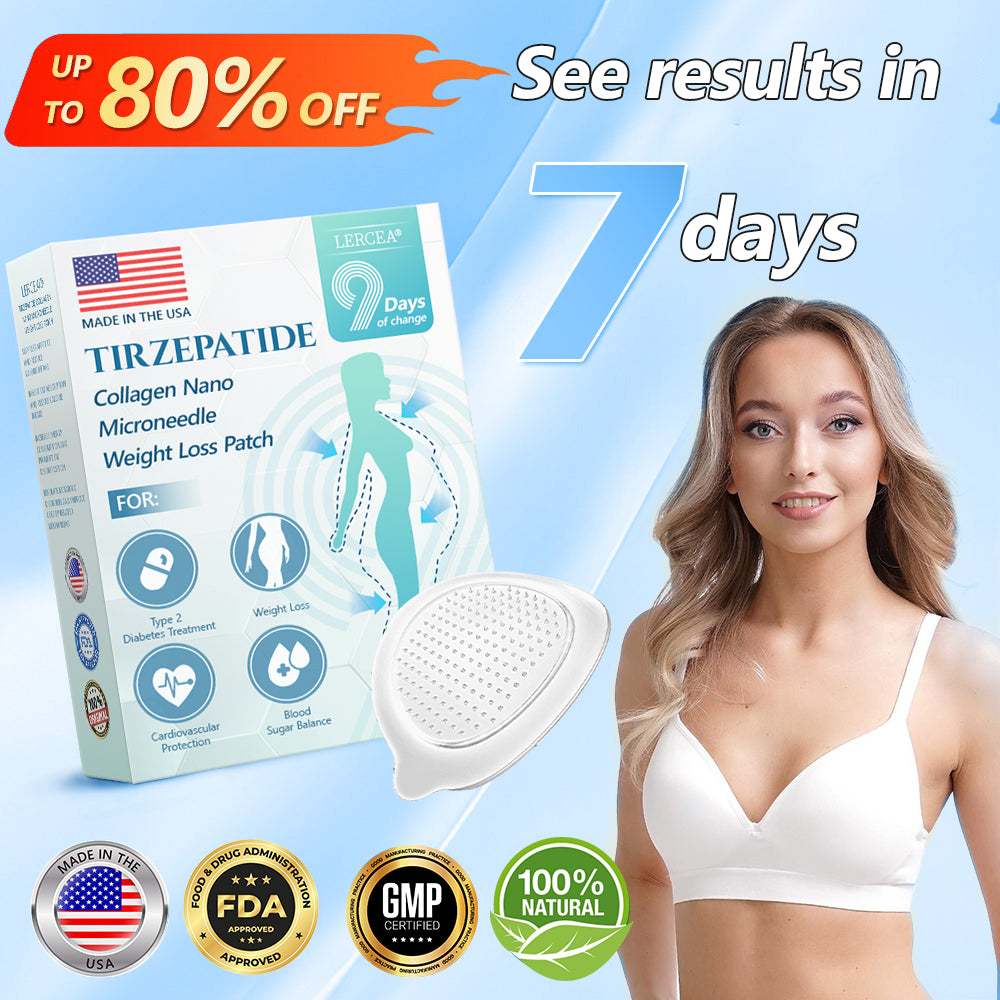 【Last Day Promotion 60% OFF🌟】🌟🌟SMGT-GLP-1 𝐓𝐢𝐫𝐳𝐞𝐩𝐚𝐭𝐢𝐝𝐞 & 𝐂𝐨𝐥𝐥𝐚𝐠𝐞𝐧 𝐍𝐚𝐧𝐨 𝐌𝐢𝐜𝐫𝐨𝐧𝐞𝐞𝐝𝐥𝐞 𝐖𝐞𝐢𝐠𝐡𝐭 𝐋𝐨𝐬𝐬 𝐏𝐚𝐭𝐜𝐡丨Targets Obesity, Loose Skin, High Blood Pressure, Diabetes, Fatty Liver, Joint Pain, Brain Fog, Low Energy, Body Aches, and More