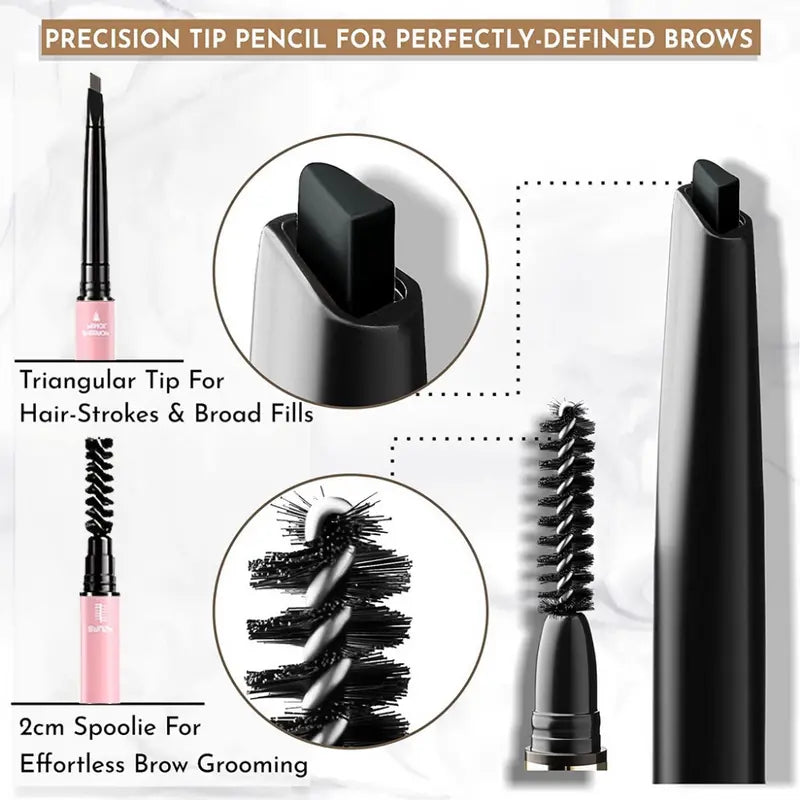 Dual-Sided Eyebrow Retractable Pencil