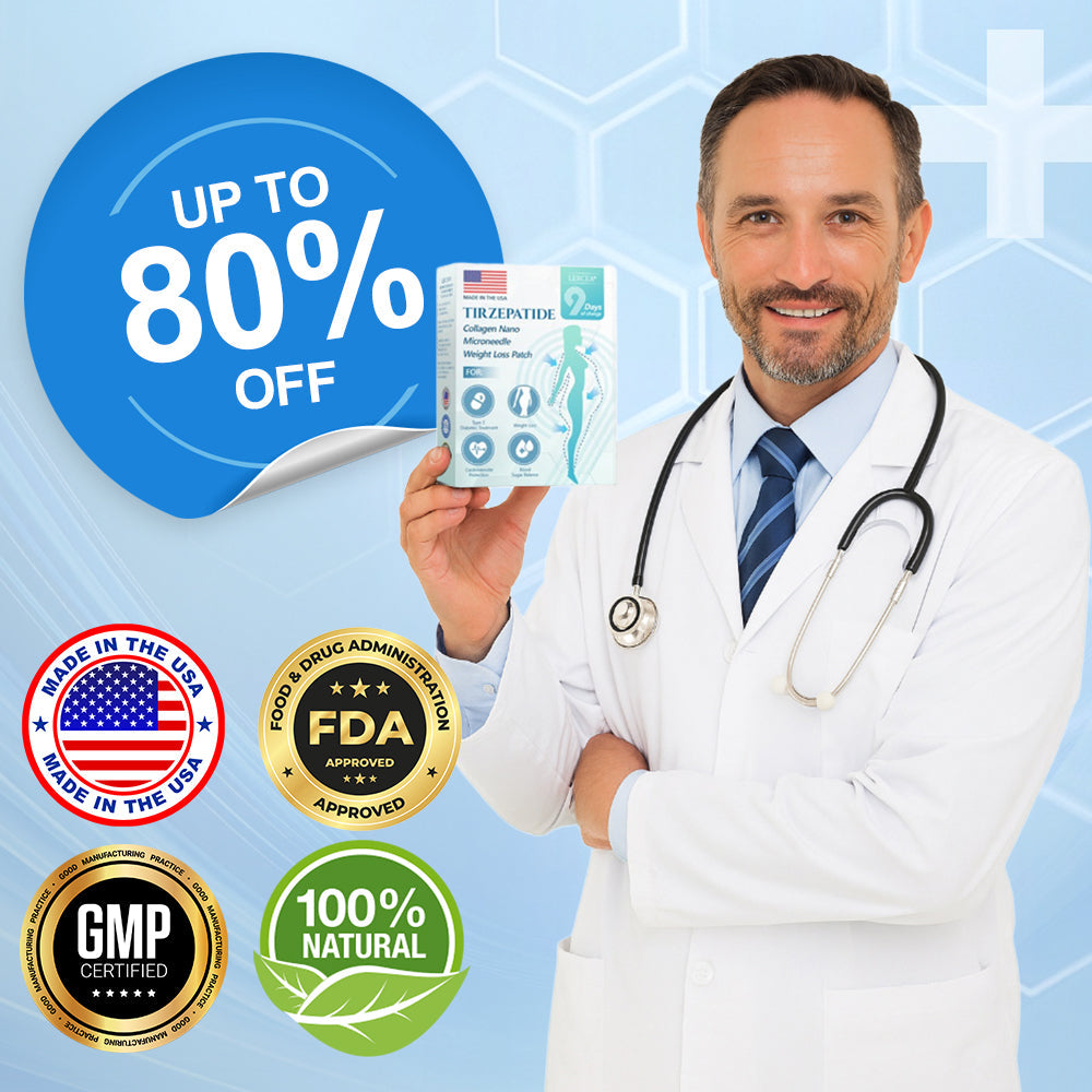 【Last Day Promotion 60% OFF🌟】🌟🌟SMGT-GLP-1 𝐓𝐢𝐫𝐳𝐞𝐩𝐚𝐭𝐢𝐝𝐞 & 𝐂𝐨𝐥𝐥𝐚𝐠𝐞𝐧 𝐍𝐚𝐧𝐨 𝐌𝐢𝐜𝐫𝐨𝐧𝐞𝐞𝐝𝐥𝐞 𝐖𝐞𝐢𝐠𝐡𝐭 𝐋𝐨𝐬𝐬 𝐏𝐚𝐭𝐜𝐡丨Targets Obesity, Loose Skin, High Blood Pressure, Diabetes, Fatty Liver, Joint Pain, Brain Fog, Low Energy, Body Aches, and More