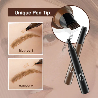 🎁Buy 1 Get 1 Free: Waterproof 4-Tip Beard & Eyebrow Pen✨
