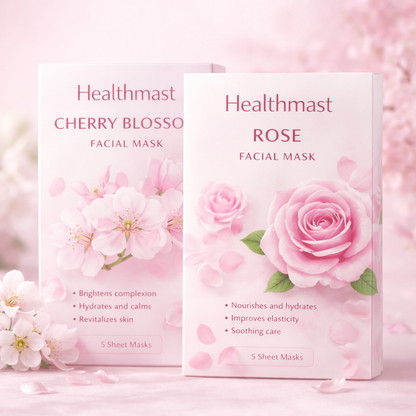 Floral Hydrating Sheet Mask Set