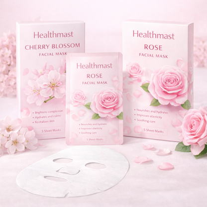 Floral Hydrating Sheet Mask Set