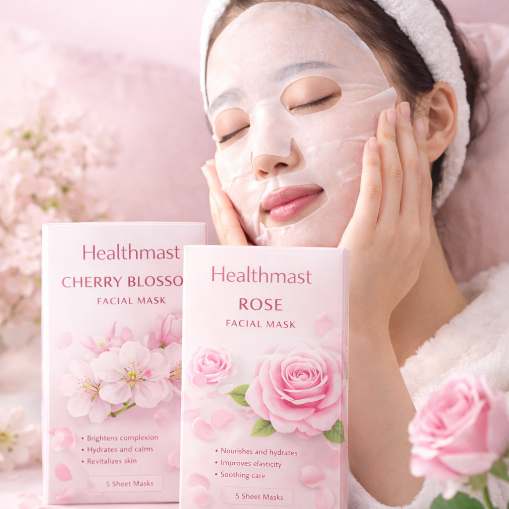Floral Hydrating Sheet Mask Set