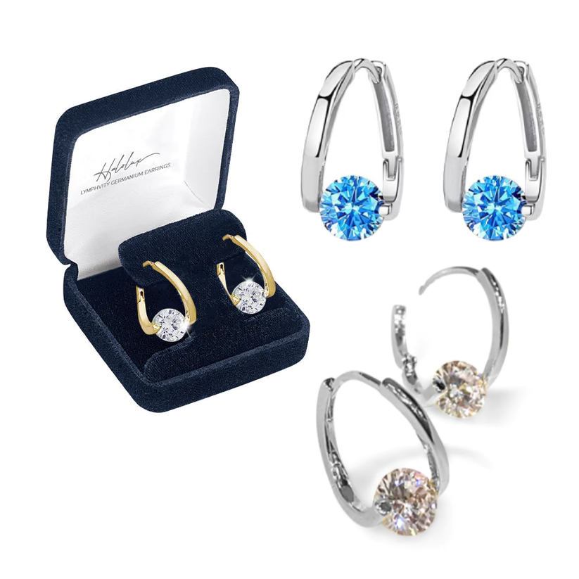 (🔥LAST DAY SALE-80% OFF) Skybity™ Lymphvity MagneTherapy Germanium Earrings