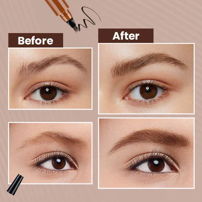 🎁Buy 1 Get 1 Free: Waterproof 4-Tip Beard & Eyebrow Pen✨
