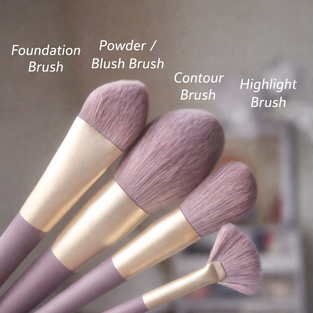 Makeup Brush Set with Travel Case