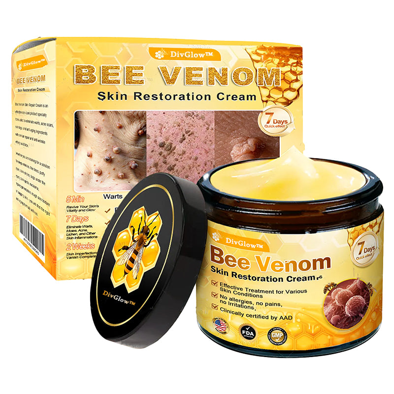 Made and Shipped from USA ✨ DivGlow® Bee Venom Skin Restoration Cream ⏰ LAST DAY 80% OFF