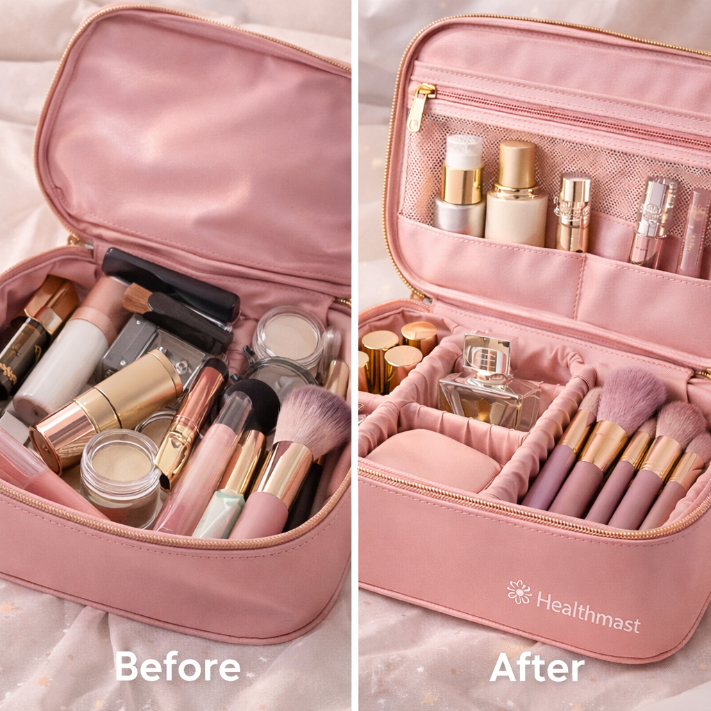 Portable Makeup Organizer Case