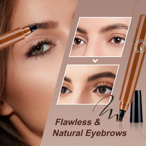 🎁Buy 1 Get 1 Free: Waterproof 4-Tip Beard & Eyebrow Pen✨