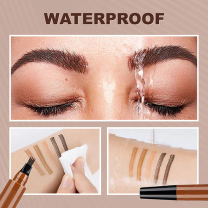 🎁Buy 1 Get 1 Free: Waterproof 4-Tip Beard & Eyebrow Pen✨