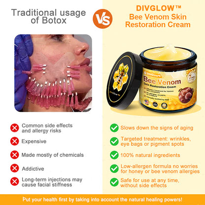 Made and Shipped from USA ✨ DivGlow® Bee Venom Skin Restoration Cream ⏰ LAST DAY 80% OFF