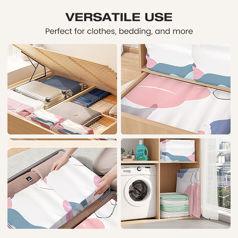 💨Last Day Buy 2 Get 1 Free No-Pump 3D Vacuum Storage Bags